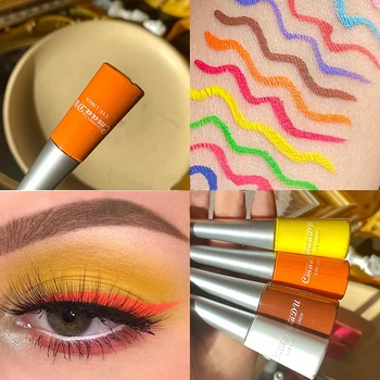 

1pcs Colorful Liquid Eyeliner Pen Long Lasting Waterproof White Brown Green Neon Eye Liner Pencil Women Makeup Cosmetics