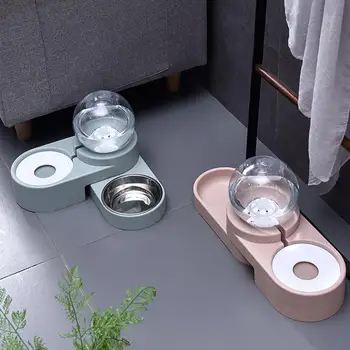 

Pet Water Bottle Dog Cat Automatic Drinker 2 in 1 1.8L