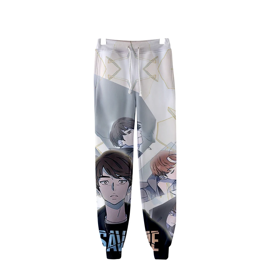 3 Новая мода Save Me Kpop 3d Jogger шаровары хип хоп мужские и женские длинные свободные брюки повседневные Homme 3D фитнес брюки спортивные брюки 4XL - Цвет: 3