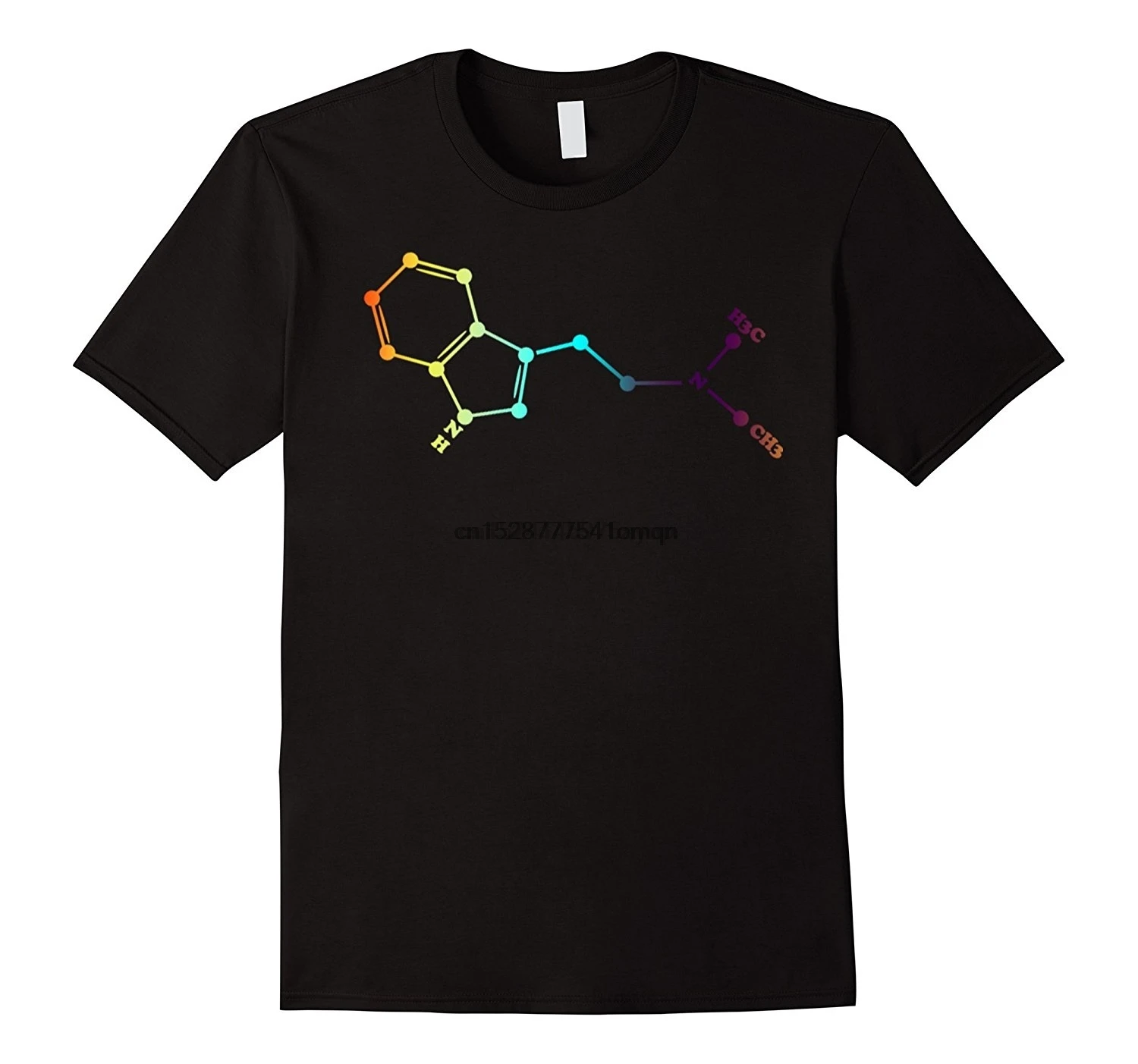 Психоделическая футболка DMT Spirit молекулы | Мужская одежда