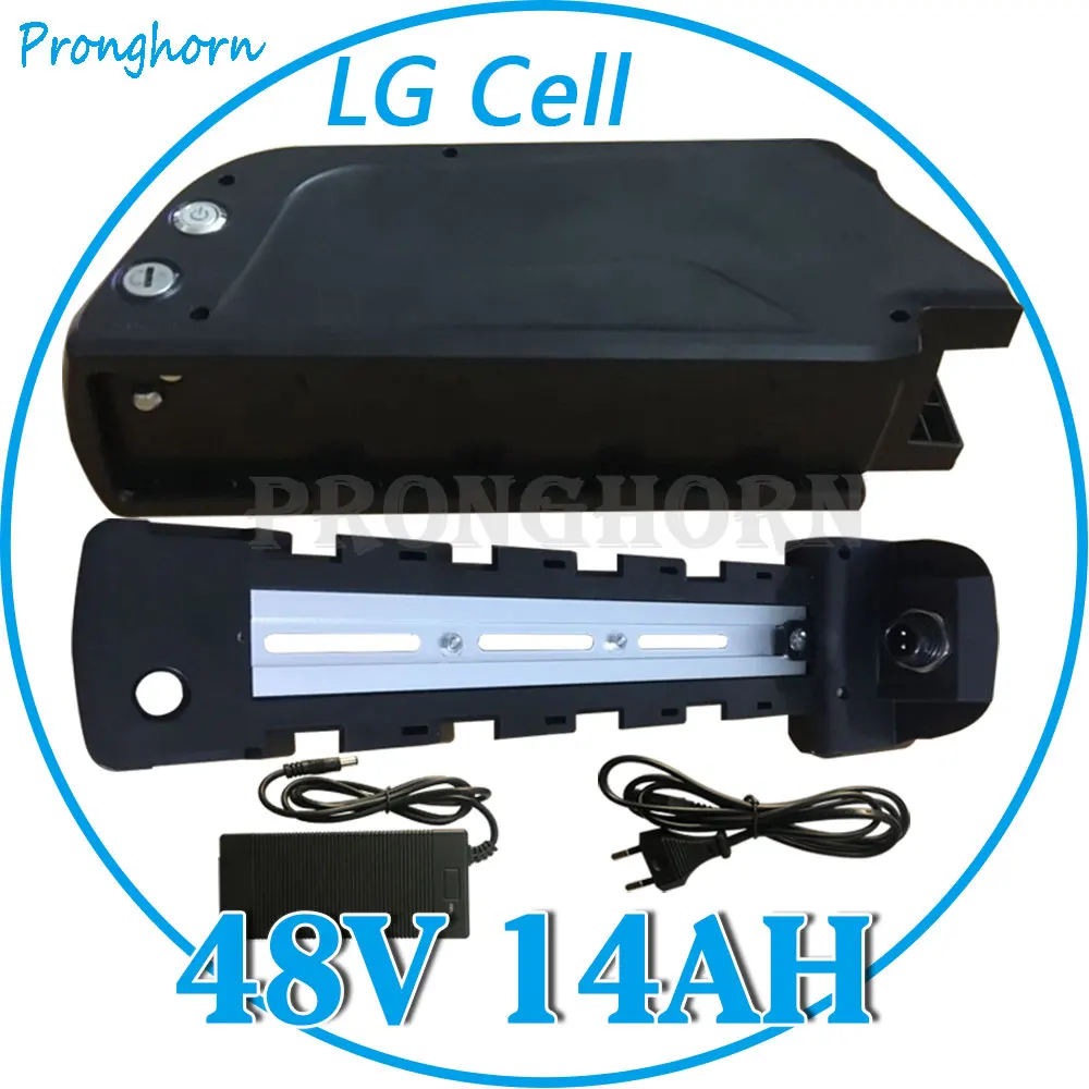 48V 10Ah 13Ah 14AH вниз трубка E-аккумулятор для электровелосипеда с 30A BMS 2A зарядное устройство использовать для сотовый телефон LG 48V 750W 1000W двигатель 8fun двигатель bafang
