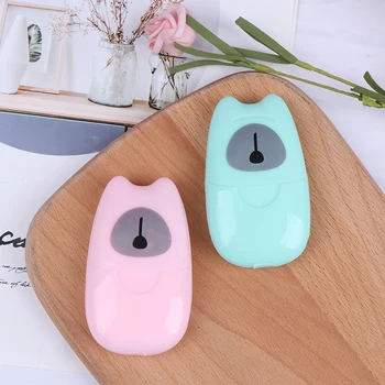 

50pcs Disposable Soap Paper Hand-washing Foam Soap Tablets Outdoor Environmental Protection Travel Portable Handmade Soap
