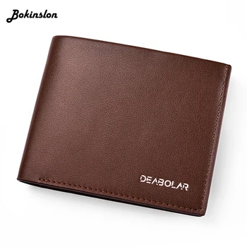 

Bokinslon Mans Short Wallet Fashion Horizontal Multi-Card Wallet Student Card bag Wallet Casual Male