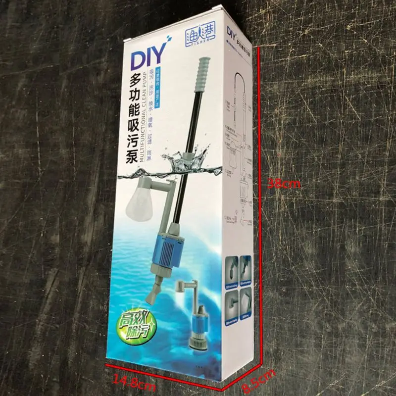 220V 28W аквариума Электрический водяной смены воды в аквариуме качество инструмент для очистки