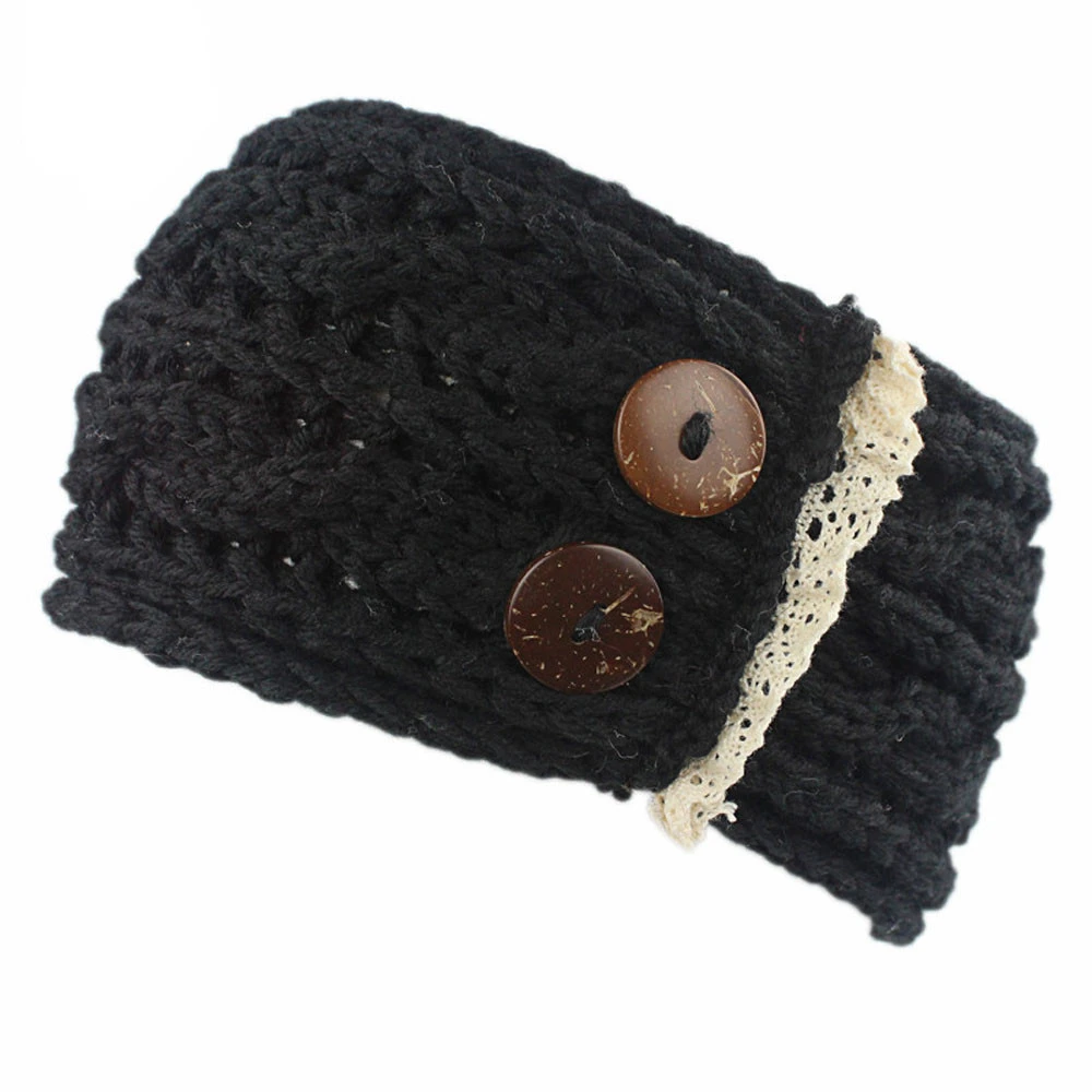  Hairbands Winter Knitted Women Diamonds Spliced Keep Hairbands Winter Warm Solid Handmade Keep Warm Headbands 1111