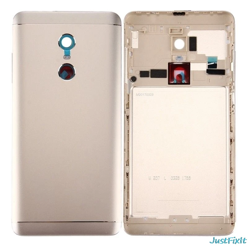 Для XIAOMI Redmi Note 4X Задняя крышка батареи чехол кнопка включения громкости объектив камеры крышка батареи Чехол чехол батарея Чехол - Цвет: Gold