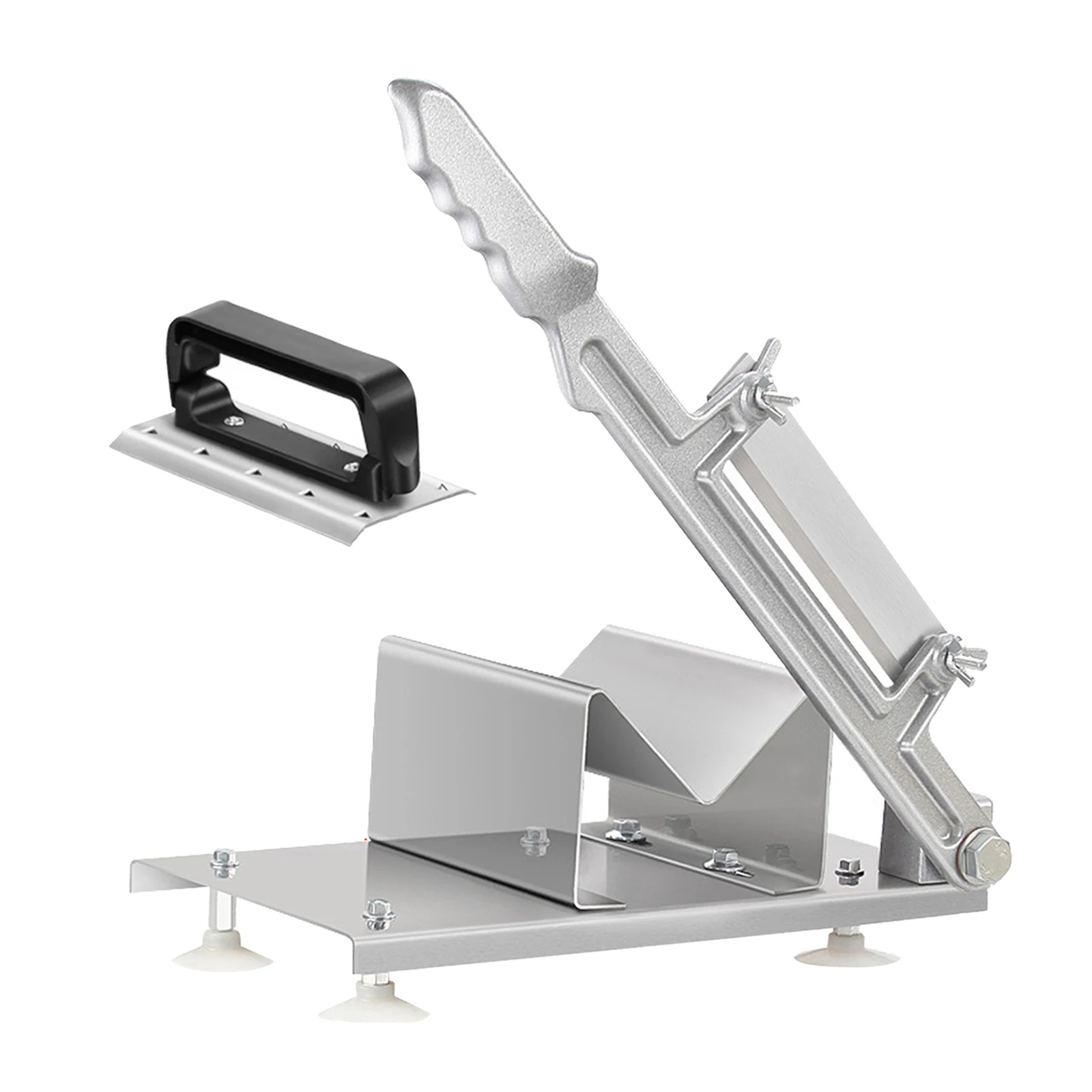 Manual Frozen Meat Slicer Stainless Steel Bacon Beef Cutter Thin Slicing for Home Cooking Hot Pot Shabu