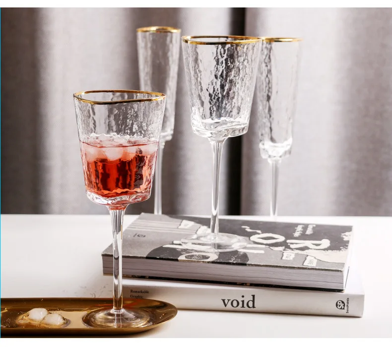2 шт. Хрустальная прозрачная стеклянная чашка для вина розовый серый Кубок для шампанского бокалы чашки кухонные аксессуары для домашнего питья