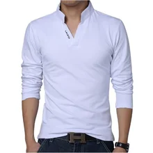 Брендовая одежда, модная мужская рубашка поло с длинным рукавом для отдыха/Высококачественная Мужская рубашка поло из чистого хлопка, удобная приталенная рубашка поло, топы