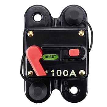 

12 Volt Car 100 AMP Circuit Breaker with Reset up to 1000 watts stereo