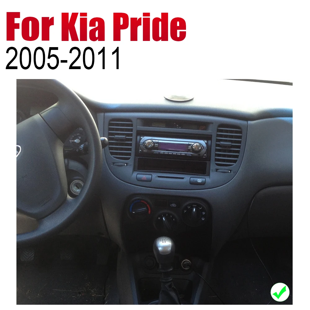 Автомобильный DVD плеер ZaiXi с GPS навигацией для Kia Pride Sedan 2005 ~ 2011 мультимедийная