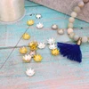 200Pcs Mixed 8 Petals Flower Metal Beads End Caps for Jewelry Making Finding Diy Accessories Component Needlework Wholesale ► Photo 2/6
