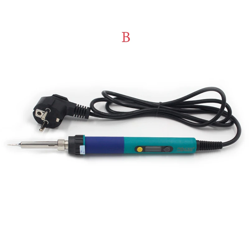 Портативный тепловой фена паяльная станция BGA 8018LCD 450 Вт воздуходувка+ Регулируемый Электрический паяльник 936d Распайка - Цвет: B