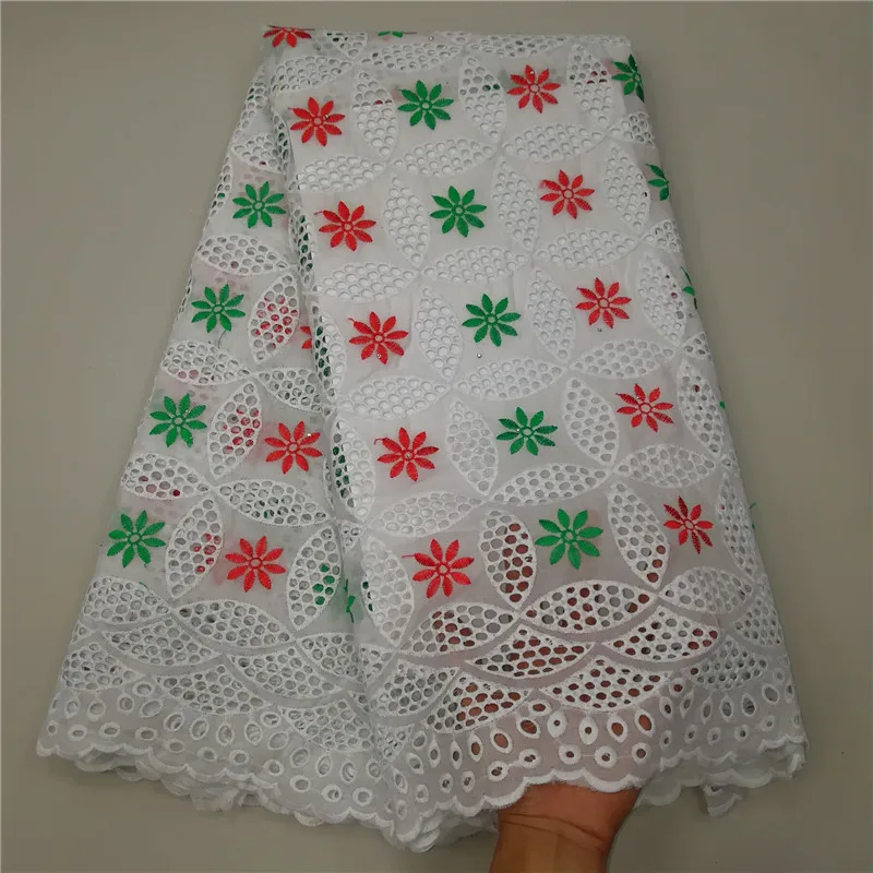 same as picture1 5 yard Swiss lace fabric latest heavy beaded embroidery African cotton fabrics Swiss voile lace popular Dubai style 9L0823 - Цвет: same as picture1