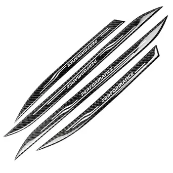 

Carbon Fiber Car Door Sill Scuff Plate Guards Protector Stickers for BMW 5 Series F10 2011-2017 Auto Styling Accessories