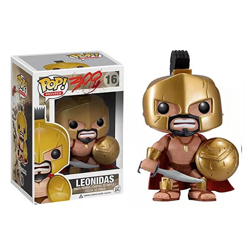 

Funko pop movies KING LEONIDAS 16# Vinyl toys Action Figures child Collection Model dolls birthday gifts with box