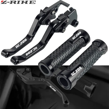 

CNC Motorcycle Accessories Brake Clutch Levers Handlebar Hand Grips ends For KTM RC200 RC390 RC 200 390 2014 2015 2016 2017