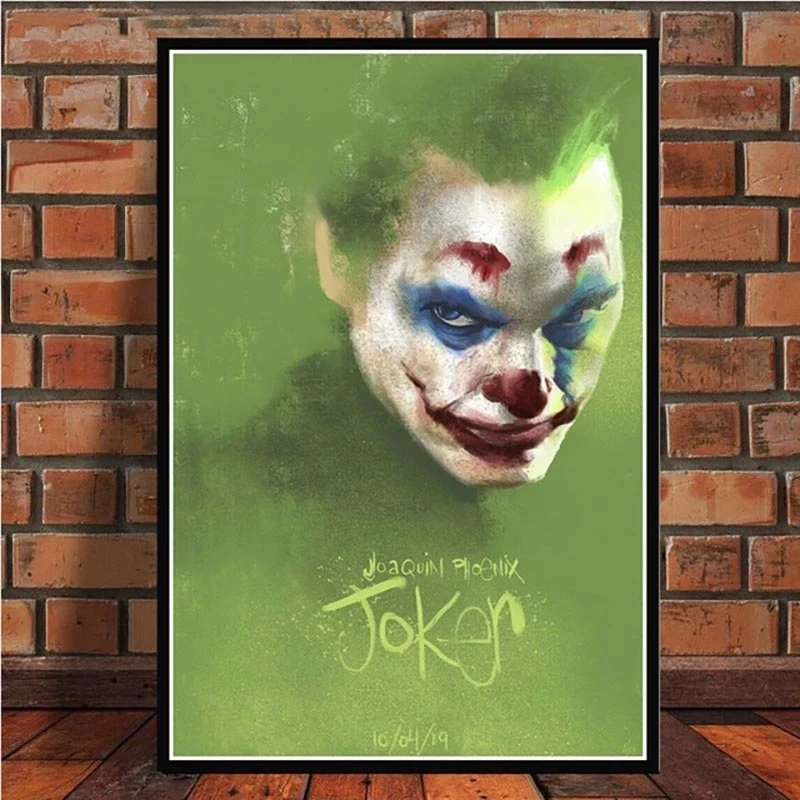 Wall Art Modular Canvas Painting Joker Joaquin Phoenix Movie Artwork Hd Prints Pictures Nordic Poster For Living Room Home Decor Painting Calligraphy Aliexpress