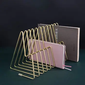 

11 Grid File Storage Shelf Book Stand Retractable Nordic Wrought Iron Storage
