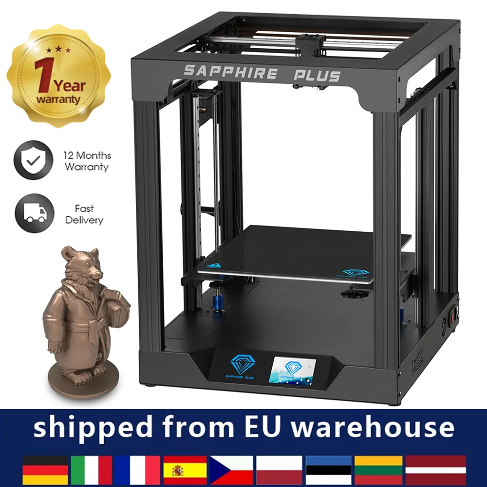 3D-принтер Twotrees Sapphire Plus V1.1 экструдер CoreXY MKS TMC2225 300*300*350 мм наборы сделай сам