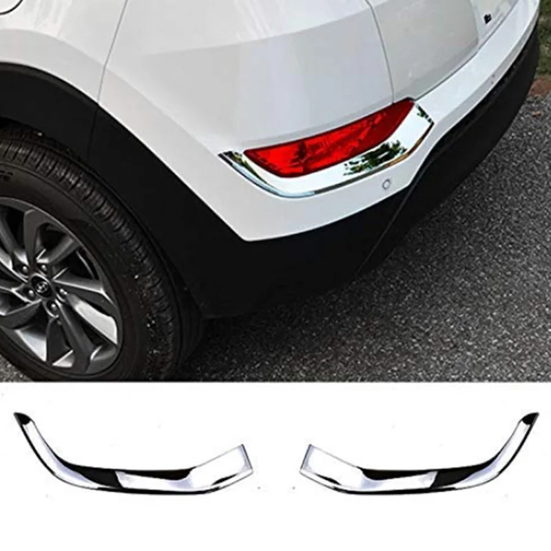 Хромированный отражатель заднего бамперсветильник для Hyundai Tucson 2016 2017 2018 |