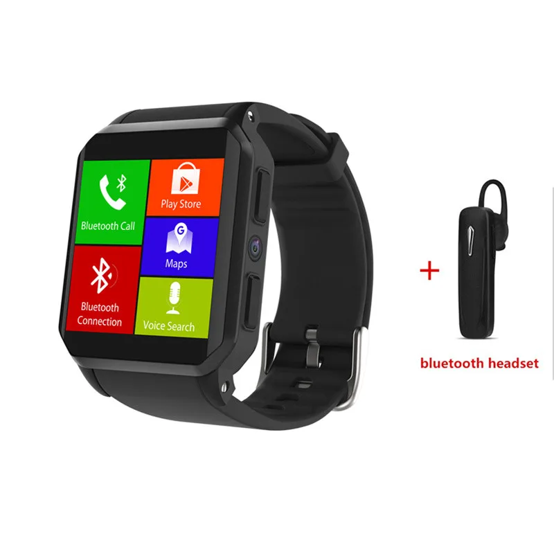 black add headset Kingwear KW06 SmartWatch Android телефон монитор сердечного ритма gps Смарт часы для мужчин Ip68 Водонепроницаемый для HUAWEI часы GT PK KW88 Q1 pro - Цвет: black add headset