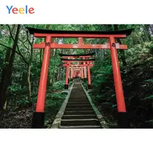 Yeele японский shrine bird house Torii столб свадебный портрет фотографии фоны для фотографий фоны для фотостудии