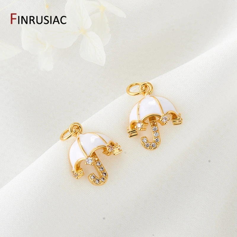 14K 금도금 쥬얼리 제작 에나멜 커넥터, DIY 목걸이 귀걸이 팔찌 펜던트 액세서리, 4 가지 유형