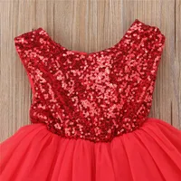 Mädchen Kleid Pailletten – Bild 5