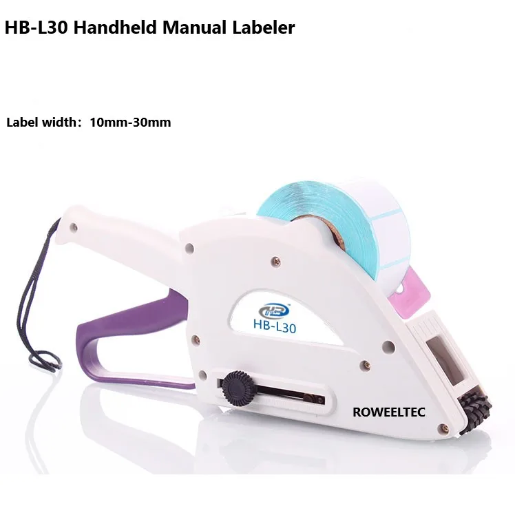 

Handheld Sticker Sticking Applicator Barcode Labelling Machine 10-30mm ATT