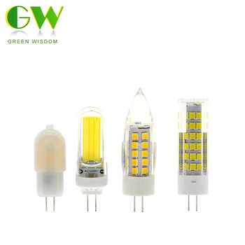 

G4 LED Bulb Lamp 220V 3W COB SMD2835 LED Lighting Lights for Crystal Chandelier Replace Halogen Lamps Spotlight 6pcs/lot