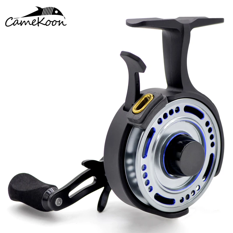 CAMEKOON Inline Ice Fishing Reel 2.5:1 Ultra Smooth Coil 3+1