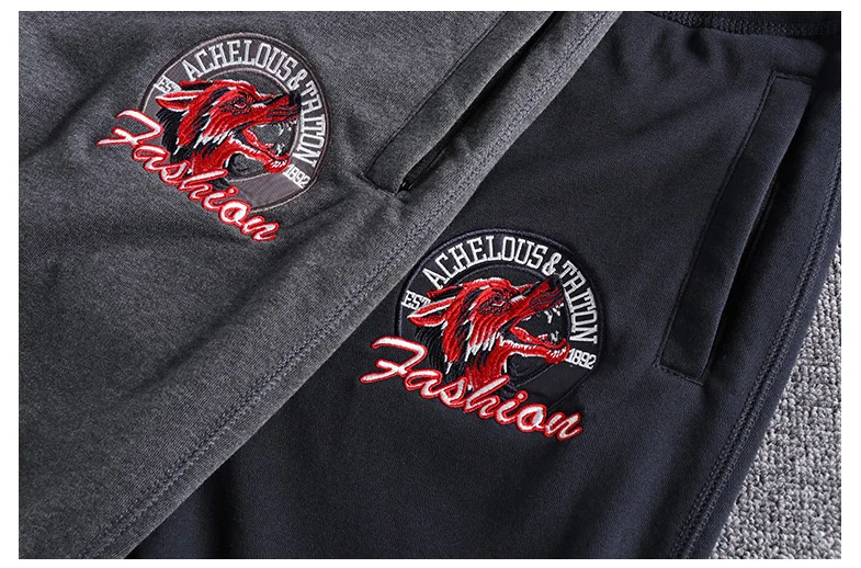 new arrival Four Seasons Men's Casual Pants and trouser with American Style Embroidery high quality fashion wear on sale