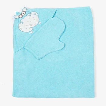 

Towel corner "Behemoth", size 100x110 cm, turquoise color K24 / 3 2103406