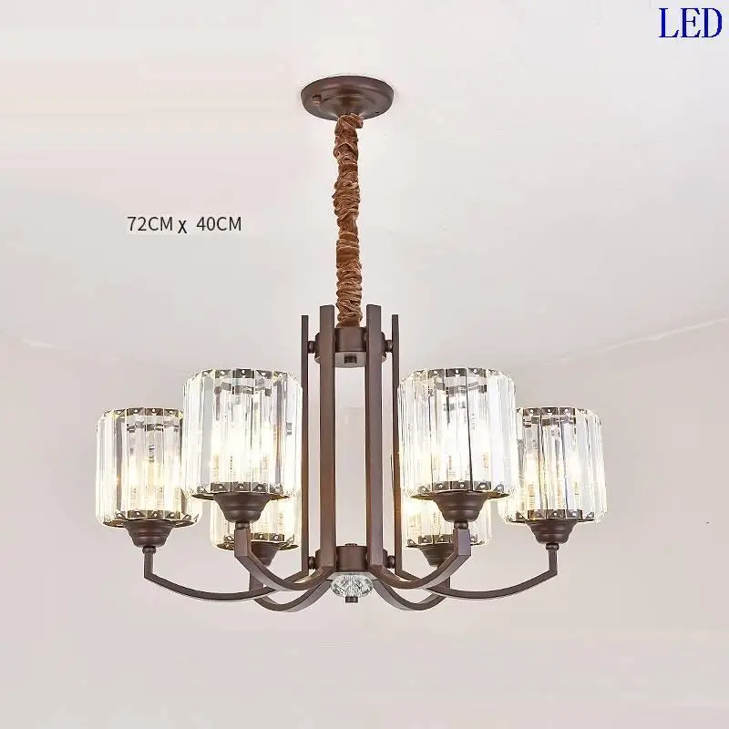 Кухня Современный свет Кристалл Lampen Industrieel Luminaria Lampara де Techo Colgante Moderna подвесной светильник