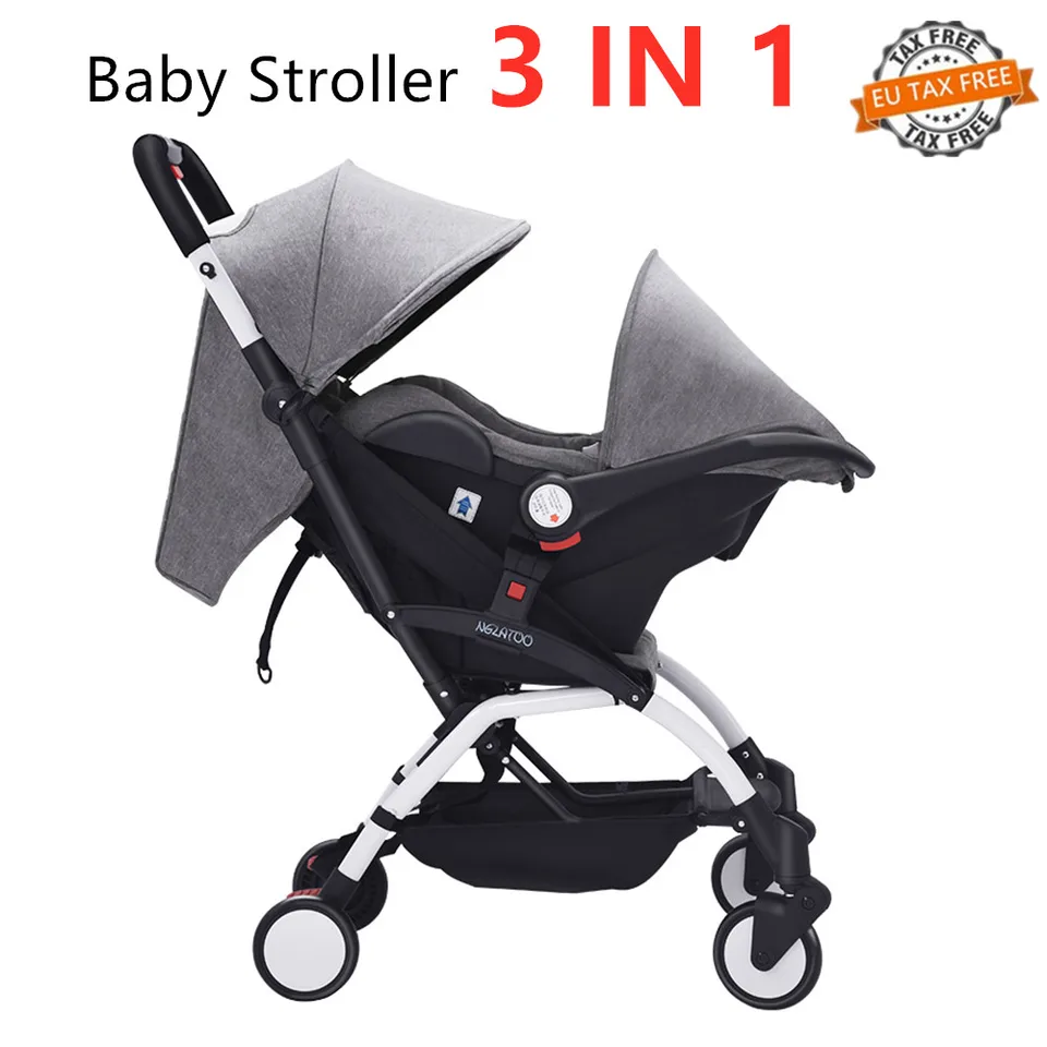 3 in 1 stroller with bassinet