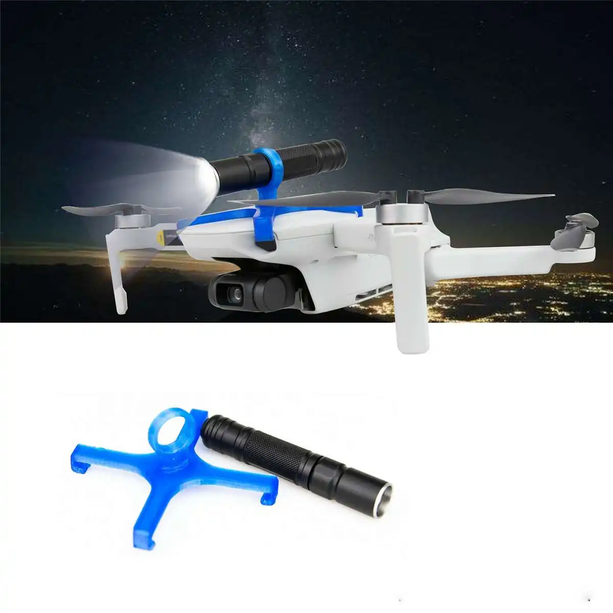 Ночной светильник для DJI Mavic Mini Flash СВЕТОДИОДНЫЙ Filght светильник комплект для DJI Mavic Drone ночной F светильник поисковый светильник аксессуары для дрона