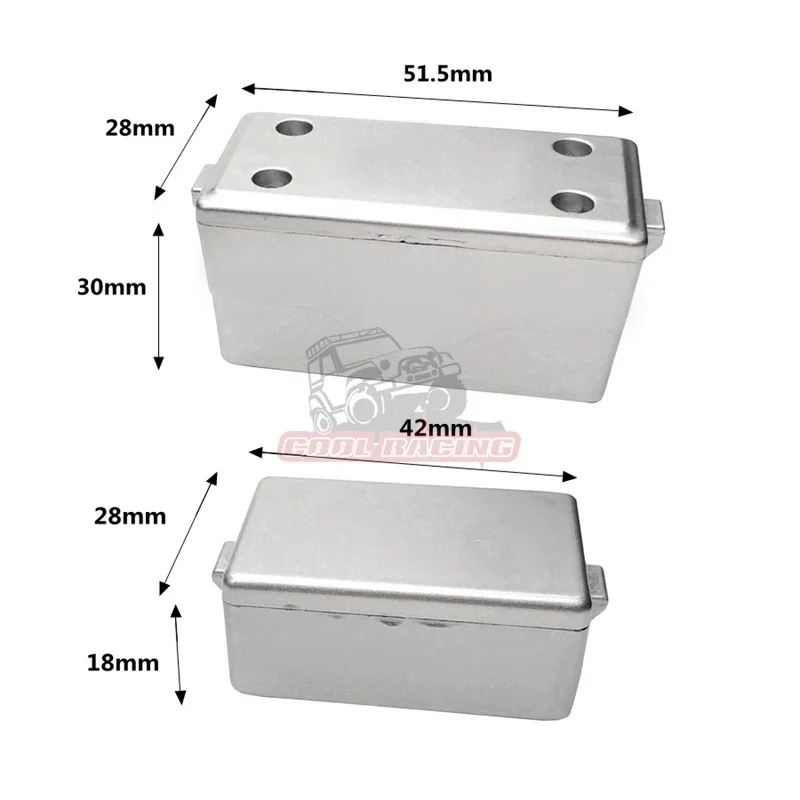 1/10 гусеничный Rc автомобильные весы аксессуары жесткий пластик Декоративный ящик