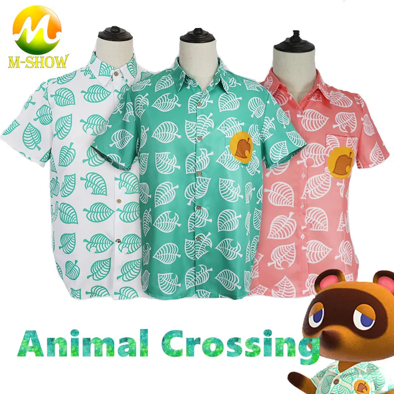 Hot Game Animal Crossing Cosplay Costume Tom Nook Shirt Short Sleeve Shirt Tees Printed Summer Tops for Adult and Kids Hot Game Animal Crossing Cosplay Costume Tom Nook Shirt Short Sleeve Shirt Tees Printed Summer Tops for Adult and Kids