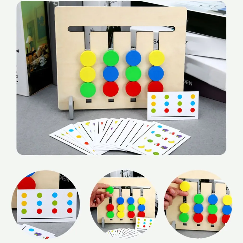  Four Colors Game Children Early Education Logical Thinking Training ENLIGHTEN Teaching Aids Intelli - 4000328857240