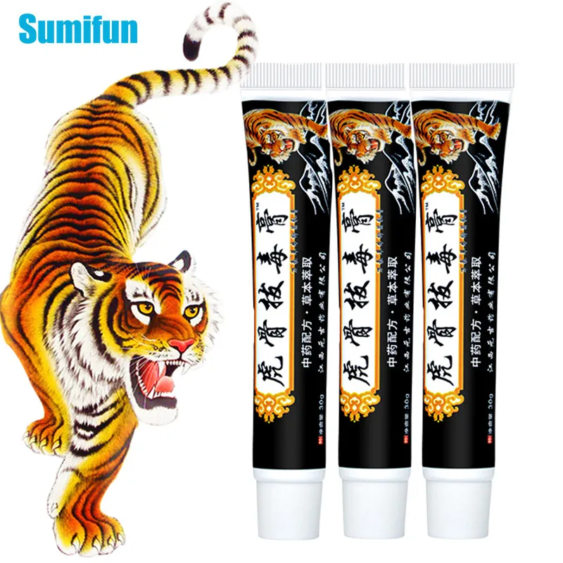 3 шт. черный тигр бальзам анальгетический крем ревматоидный артрит суставная