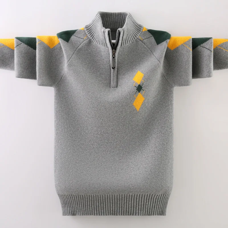 

Winter Clothing Children's Sweater Kids Clothes Winter Keep Warm Clothes Cotton Boys Knitting Pullover Sweater Boys Clothing