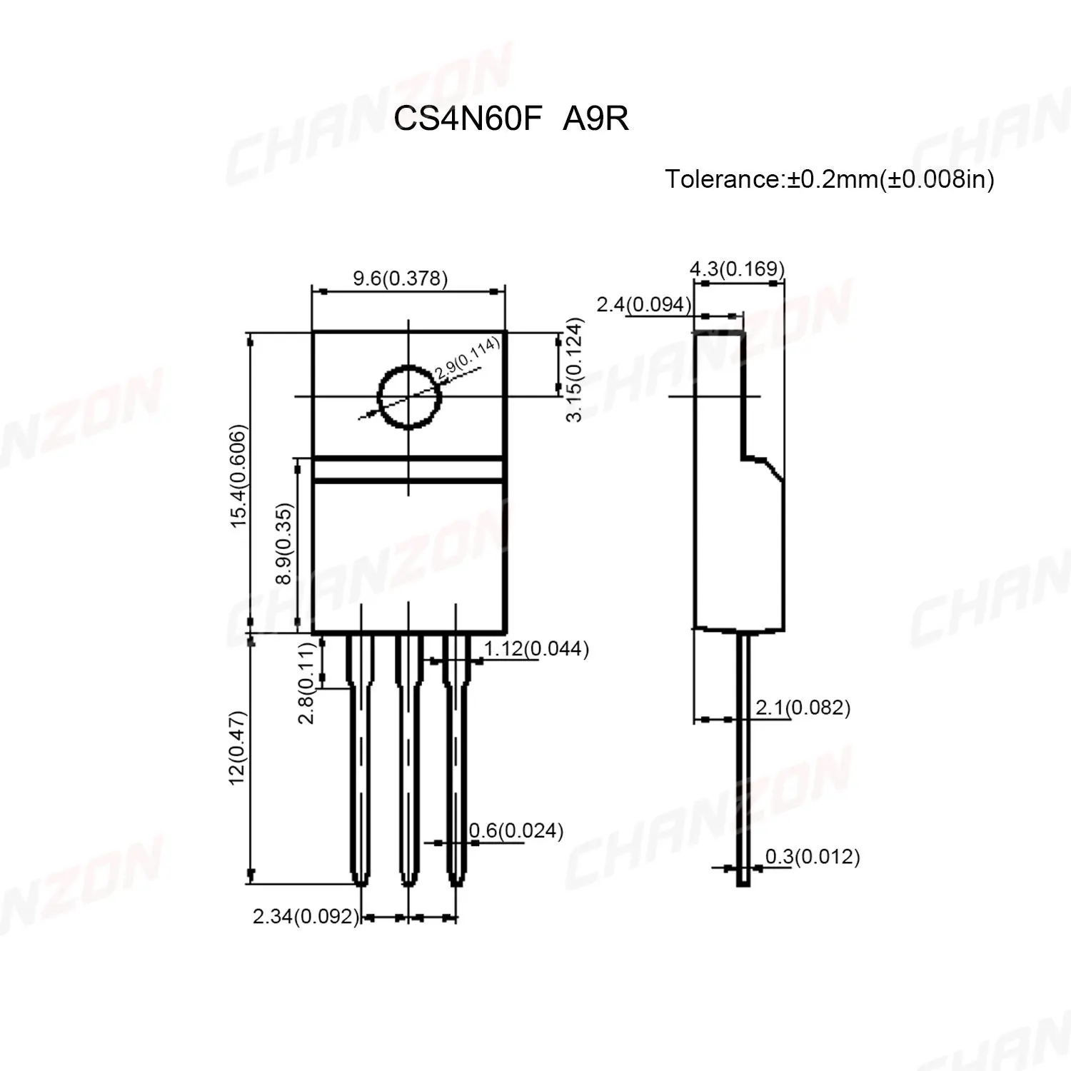 10pcs 7N65 TO-220F N-Kanal Mosfet Bipolar Junction Transistor BJT SIC Mos Fets Triode Rohr 7A 650V DIY Integrierte Schaltungen – Detail 3