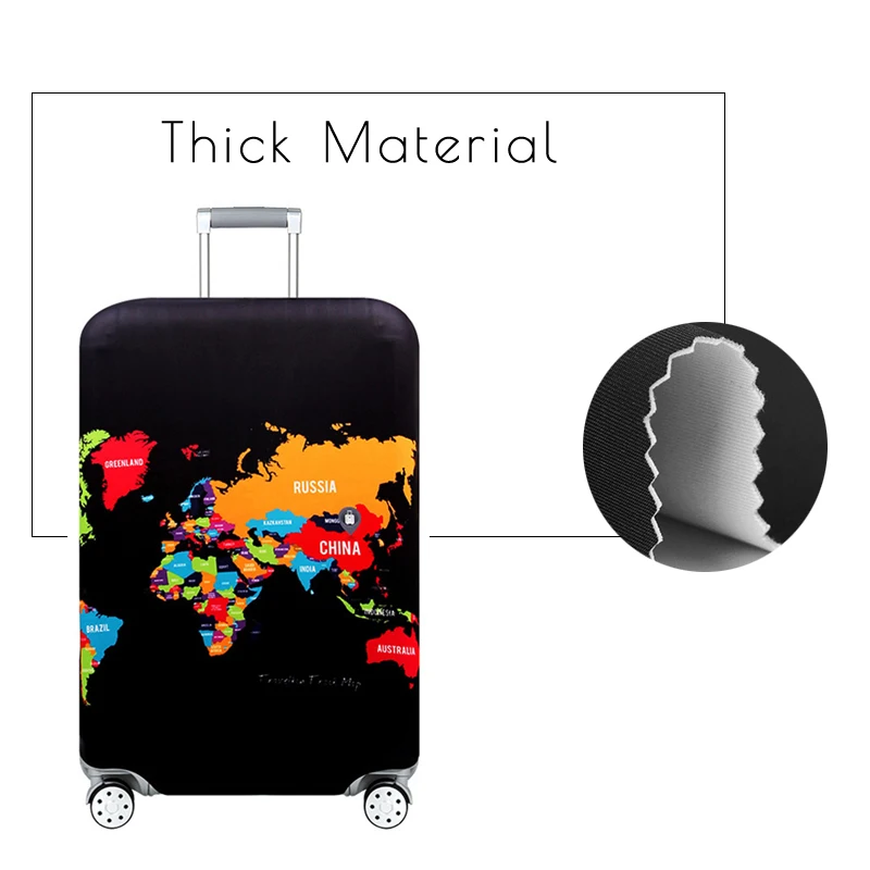 Геометрический PurpleLuggage Чехлы для чемодан, багаж Laggage дорожная сумка с колесиками крышка плотные эластичные Защитный чехол 999