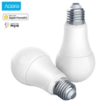 Aqara умный светодиодный лампа 9 Вт E27 2700 K-6500 K 806lum умный дом настраиваемый белый Цвет светодиодный светильник работать с набор для дома и для MI Home приложение