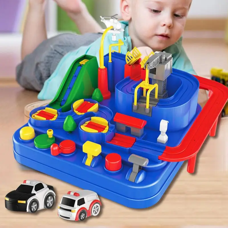 

Cool Gift Children Toy Set Transport Track Interactive Car Rail Adventure Game Funny