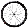 Pneu de gravier en fibre de carbone T700 700C, finition noire mate, roues tubeless pour freins à disque de route ► Photo 3/6