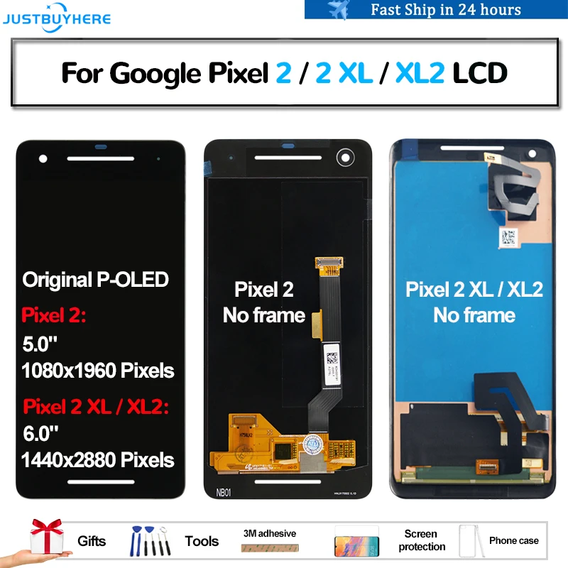 google pixel 2 xl lcd touch screen assembly replacement manufacturer