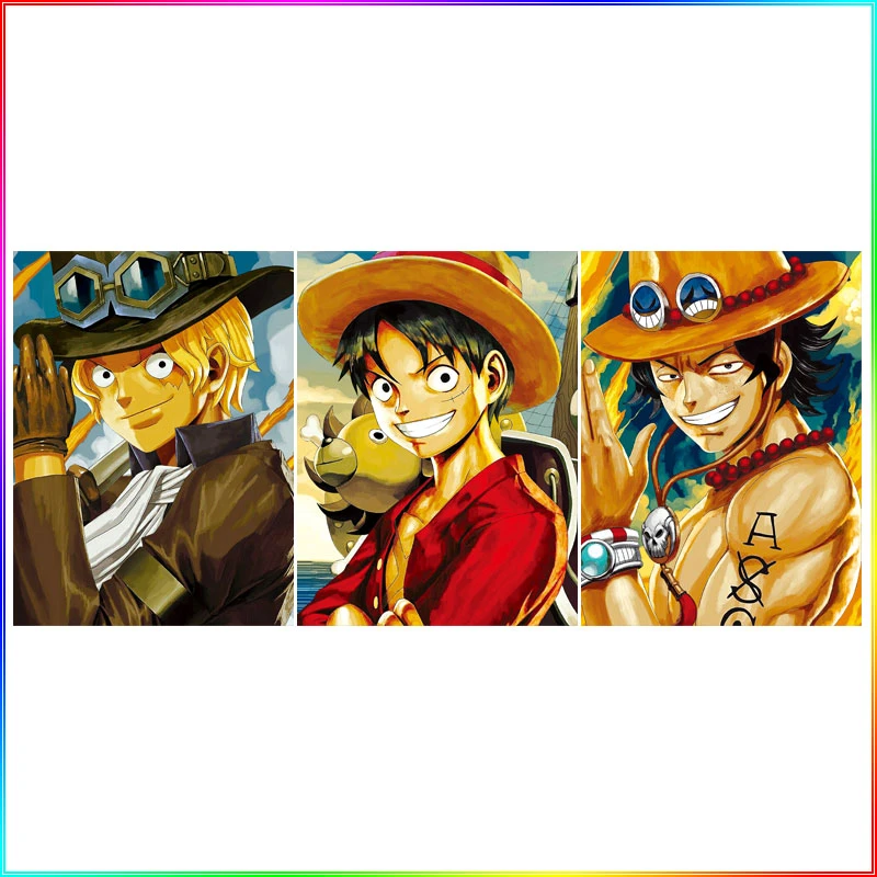 Cartoon Home Decor Wall Picture One Piece Japanese Anime 3d Picture Aliexpress Home Garden