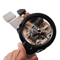 Buy INNE 10cm Hand Free LED Lupe Lighted Jewelry Wear Magnifying Glass For Seniors Sewing Cross Stitch Embroidery Online - Image 6